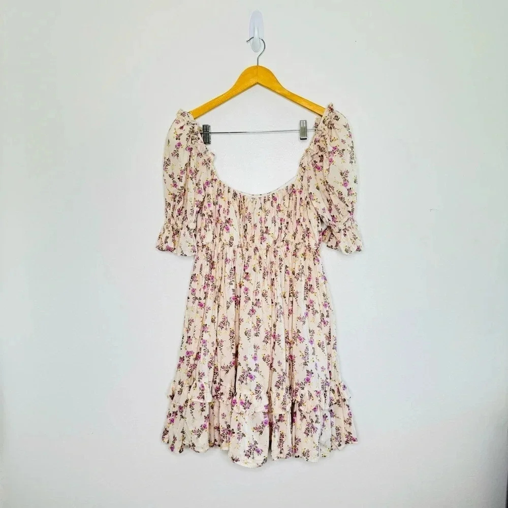 LPA Rachelle Floral Dress Size Medium - Picture 5 of 13